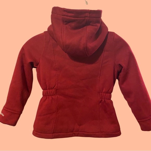 Limited Too Girls brick red Fall/Winter coat size 5/6 - Picture 3 of 3